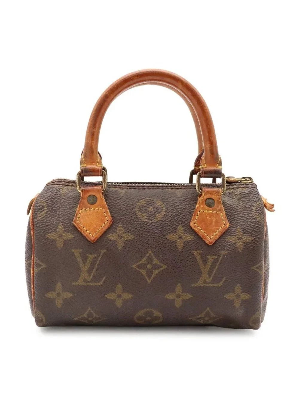 Louis Vuitton Monogram Mini Speedy Mini Bag Pouch Case